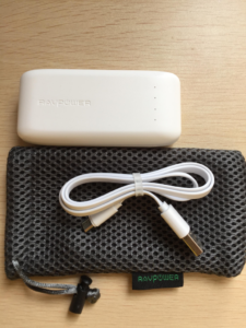 RAVPower 6700mAh？世界最小最軽量のモバイルバッテリーです