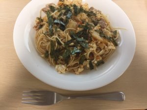 糖質制限中におすすめのキムチパスタのレシピを公開