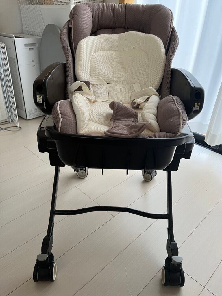 ユラリズムAUTO スウィング時のリクライニング角度